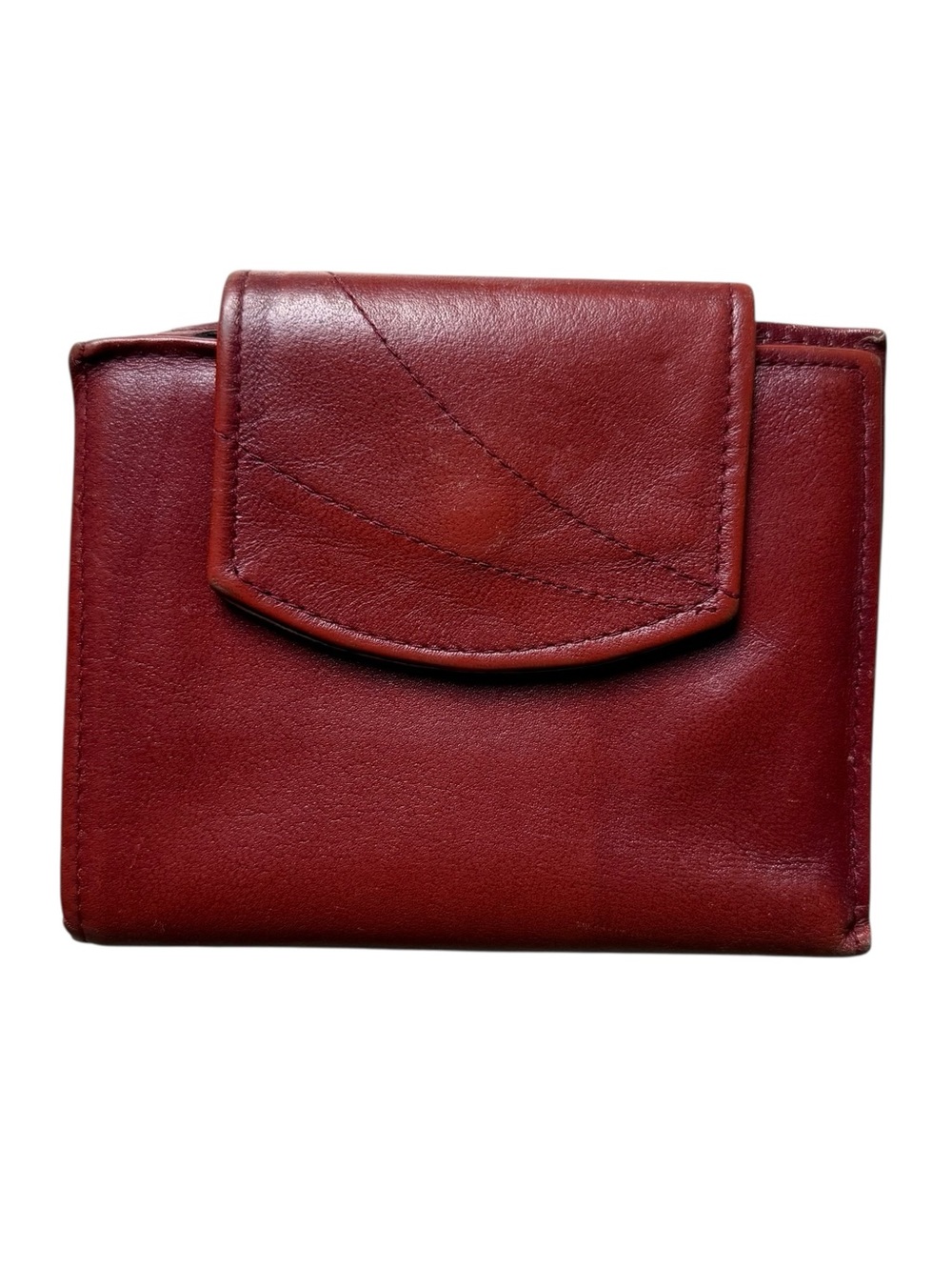 ROLFS Red Cowhide Leather Wallet | Vintage
